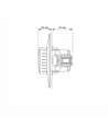 200W LED-dimmer - hvid