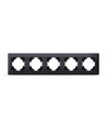 Frame - 5-polet, horisontal, sort