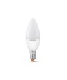 E14 4W LED kertepære - C37, 380lm, 4000K, mat glas