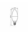 C37 LED-pære 7W E14 - varm hvid, 230V, 630lm, forbrug 7W