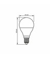 E14 4W LED kronepære - G45, 380lm, 3000K, flicker free