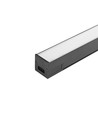 60cm 24W LED lysskinne - 2400lm, 5000K, sort, 5 års garanti, indendørs