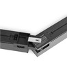 60 cm kædebar linjelys 24W - 5000K, sort, 230V, 2400lm