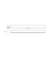 120cm LED lineær lys 50W - sammenkoblingsbar, 5000K, sort, 230V, 5000lm