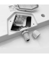 24W LED loftlampe - IP65, 32x32cm, 5000K, bulkhead, udendørs/vådrum