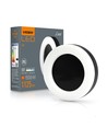 15W LED bulkhead væg/loftlampe, sort - 1550lm, IP65, 5000K, 190x190mm, udendørs/indendørs