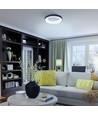 Edge loftlampe 72W - sort, 230V, lysstyrke 7500, forbrug 72