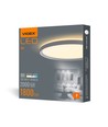LED loftlampe 18W - rundt, hvid, neutralhvid, 230V, 2000lm, forbrug 18W