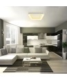 72W LED loftslampe med fjernbetjening - Dæmpbar, 2700-6000K, flicker free, hvid kant