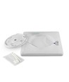 LED loftlampe 24W - Firkantet, hvid, neutral, spænding: 230V, lysstyrke: 2900, forbrug: 22