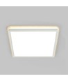 24W LED loftslampe, kvadratisk - 2900lm, 4000K, 29x29cm, hvid kant, IP20 indendørs