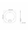 36W LED modul - 4000K, 4350lm, IP20 indendørs, 270x270mm
