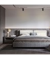Sort påmonteret loftspot - Flot design, GU10 fatning