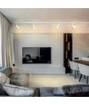 1-faset GU10 Lonzo skinnespot - Hvid, Uden lyskilde, 1F2W