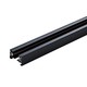 2m skinner til skinnespot - 1-faset, sort, 1F2W