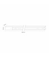 2m skinne til skinnespot - 1-faset, hvid, 1F2W