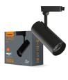 20W 1-faset RA90 Tor skinnespot - Sort, 1F2W