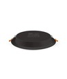 LED indbygningsspot 6W - rund, sort, neutral hvid, 230V, 620lm