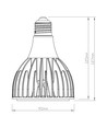 LEDlife 30W LED vækstlampe - E27, RA97, full spectrum