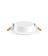 LED downlight 6W - rund, neutral hvid, 230V, 620lm