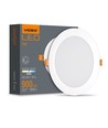 12W LED indbygningspanel - 1350lm, 4000K, 120 grader, rammeløst design, justerbar montering