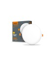 LED indbygningsspot 15W - rund, neutral hvid, uden ramme, 230V, 1950lm