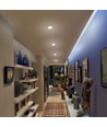 LED indbygningsspot 15W - rund, neutral hvid, uden ramme, 230V, 1950lm