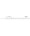 10m 17W/m vandtæt LED strip - 24V DC, IP68, 168 LED pr. meter!