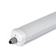 150cm 48W vandtæt komplet LED armatur, gennemfortrådet - 5760lm, 120lm/W, IP65