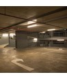150cm 48W vandtæt komplet LED armatur, gennemfortrådet - 5760lm, 120lm/W, IP65
