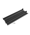 60x60 ramme til LED panel, sort - Til påbygning, aluminium, 600x600x50 mm