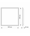 60x60 UGR19 LED panel, 40W - 110lm/W, 4000K, flicker free