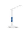 7W LED skrivebordslampe dæmpbar - Justerbar CCT, 5 lysstyrker, hvid, flicker free, inkl. adapter