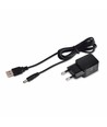 5W LED dæmpbar skrivebordslampe - Sort, 3-trin CCT, display med ur/temp, touch-styring