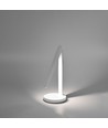 Led genopladelig bordlampe - hvid, forbrug: 5W