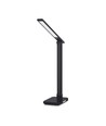LED skrivebordslampe - med trådløs opladning, sort, 230V, 700lm, 18W