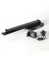 LED skrivebordslampe - med trådløs opladning, sort, 230V, 700lm, 18W