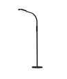 12W Tokyo LED gulvlampe, dæmpbar - 1280lm, sort, touch kontrol, justerbar CCT, flicker free