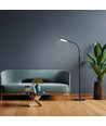 Tokyo 12W LED gulvlampe - Dæmpbar, sort, 230V