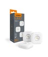 2 stk. genopladelige LED natlamper - Trådløs bevægelsessensor, 0.5W