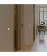 2 stk. genopladelige LED natlys med sensor, 0,5W - PIR bevægelsessensor, 3 lyskulører, USB-C, magnetisk montering, indendørs