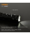 LED-lommelygte - bærbar, 5000K, lysstyrke 1200lm, forbrug 10W