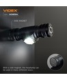 10W LED Genopladelig pandelampe - 5000K, USB-C, 1200lm