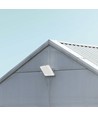100W LED projektør - 150lm/W, IP65, Grå, 5000K, udendørs