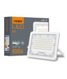 50W LED projektør - 4500lm, IP65, udendørs, hvid/grå