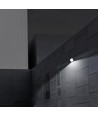 10W LED projektør - 95lm/W, IP65, 5000K, sort, udendørs