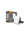 20W LED projektør - 1900lm, IP65, sort, udendørs, 5000K