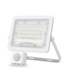 30W Luka LED projektør med sensor - 90lm/W, IP65, hvid, 5000K, udendørs