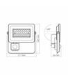 30W Luka LED projektør med sensor - 90lm/W, IP65, hvid, 5000K, udendørs