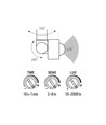 30W Luka LED projektør med sensor - 90lm/W, IP65, hvid, 5000K, udendørs